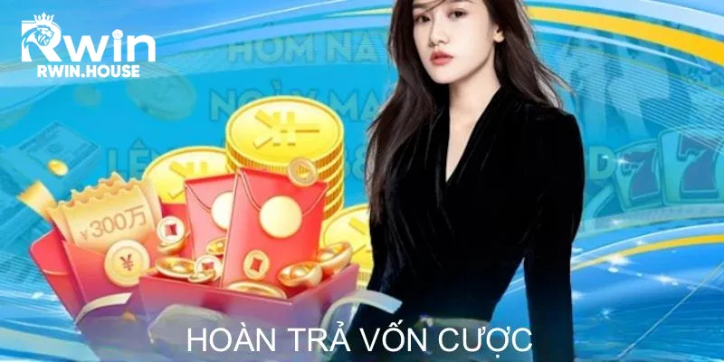 Khuyến mãi hoàn vốn là chương trình thưởng hấp dẫn tại RWIN